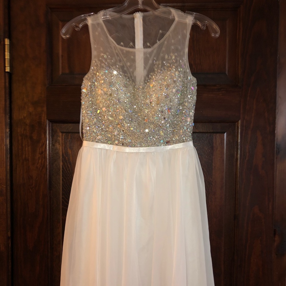 White Glittery Dress